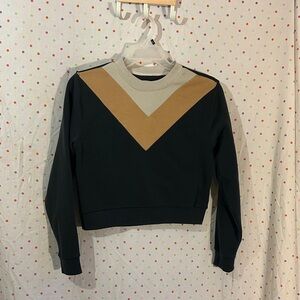 Brooklyn Cloth Black and Tan Sweatshirt